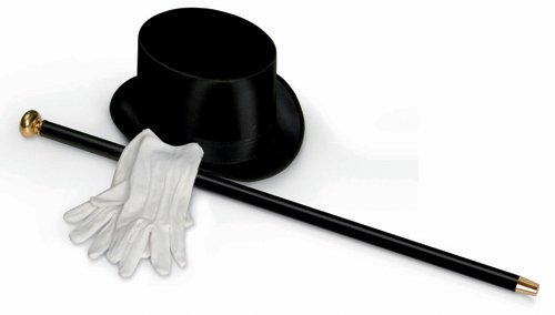 free clipart top hat and cane - photo #16